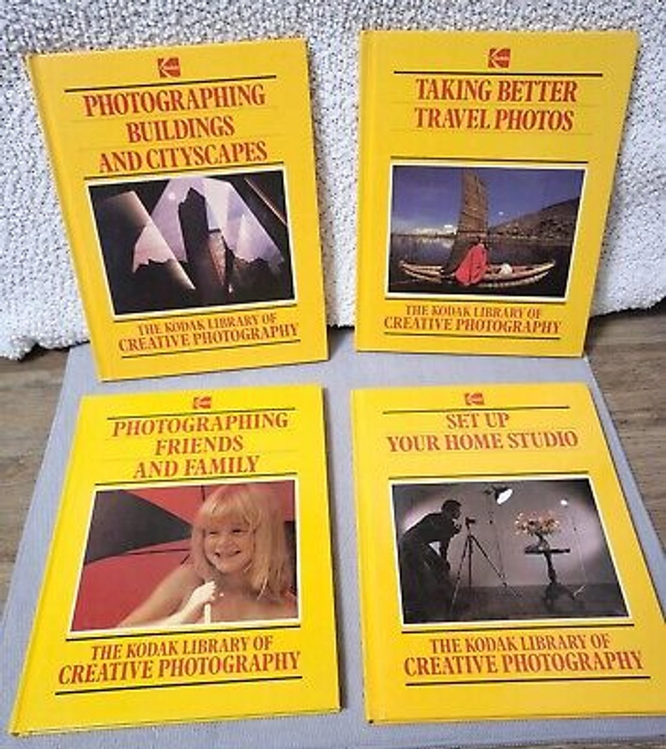 1980's The Kodak Library of Creative Photography Lot of 4 Books Film Camera Use | eBay