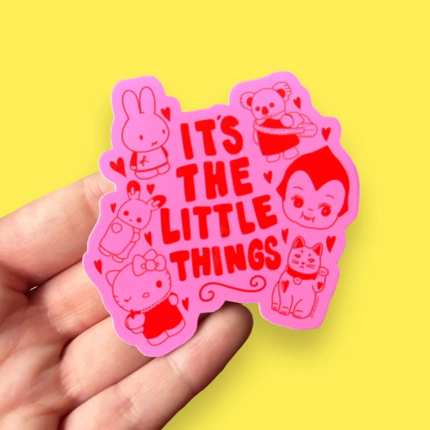 Its the Little Things Vinyl Sticker - Etsy Australia