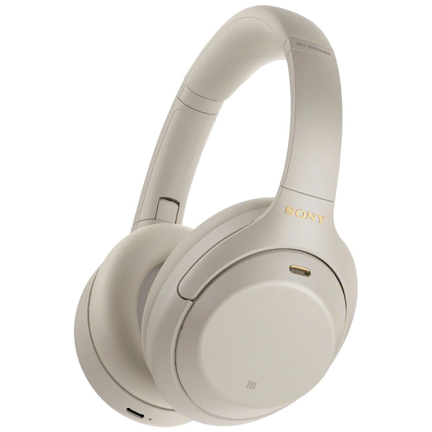Sony Noise Cancelling Headphones Silver WH1000XM4