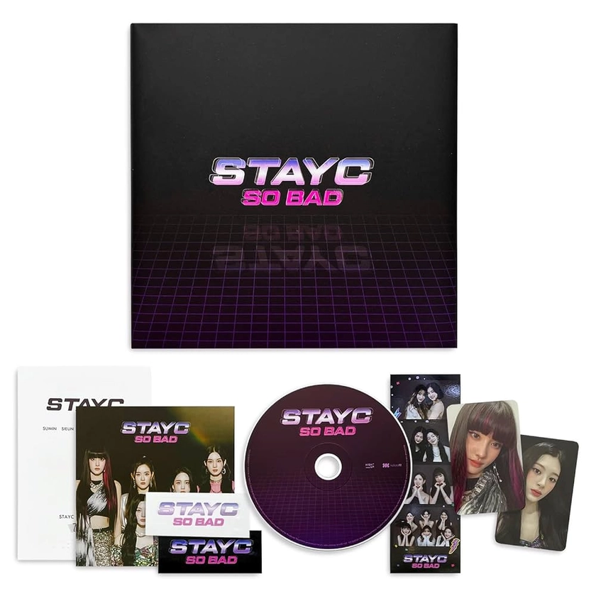 STAYC - The 1st Single Album Photo Book + CD-R + Photocard + Postcard + Special 4Cut Photo + Sticker + STAYC Official Fragrance Card: STAYC: Amazon.it: CD e Vinili}