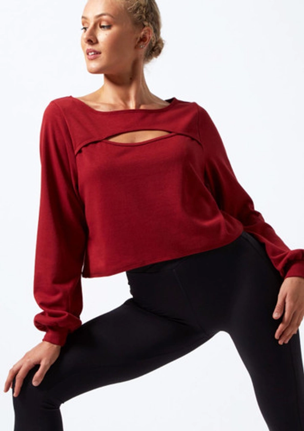 Move Dance Dare Cut Out Sweatshirt