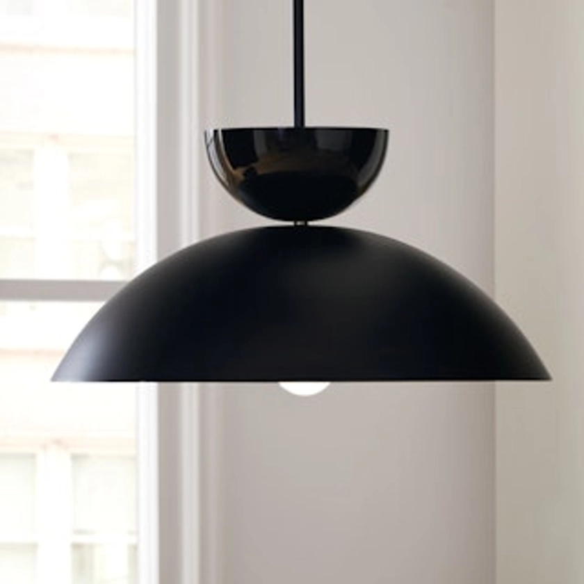 Gemma Black Pendant Lamp | Article