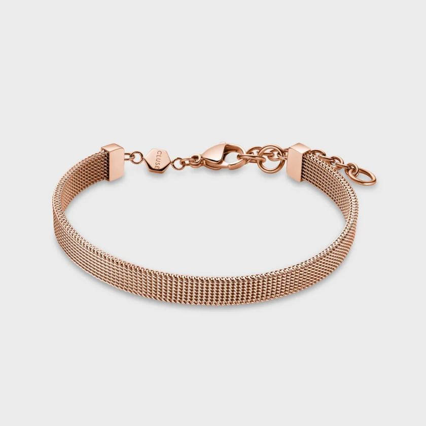 Essentielle Mesh Chain Bracelet Rose Gold Colour