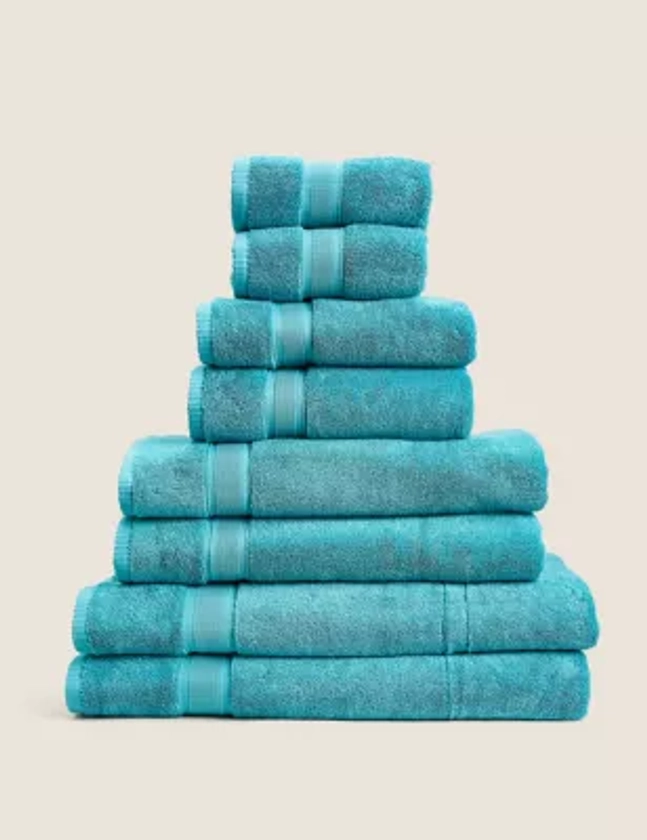 Set of 2 Super Soft Pure Cotton Towels | M&S Collection | M&S