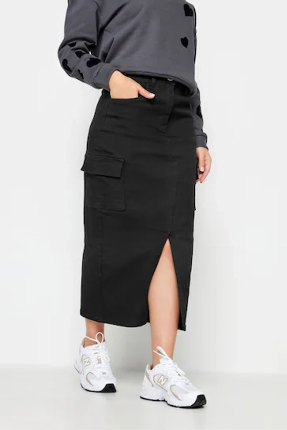 Buy PixieGirl Petite Black Utility Midaxi Skirt from the Next UK online shop