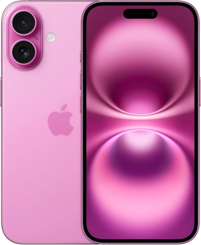 Apple iPhone 16 512 GB: 5G Mobile phone with Apple Intelligence, Camera Control, A18 Chip and a Big Boost in Battery Life. Works with AirPods; Pink