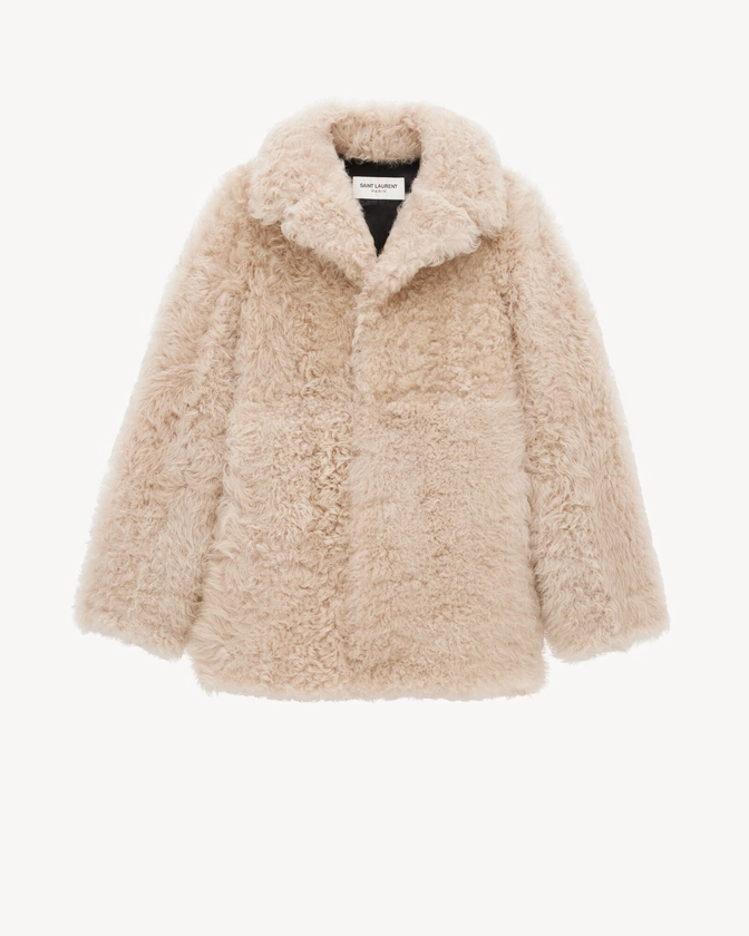 Manteau en shearling | Saint Laurent | YSL.com