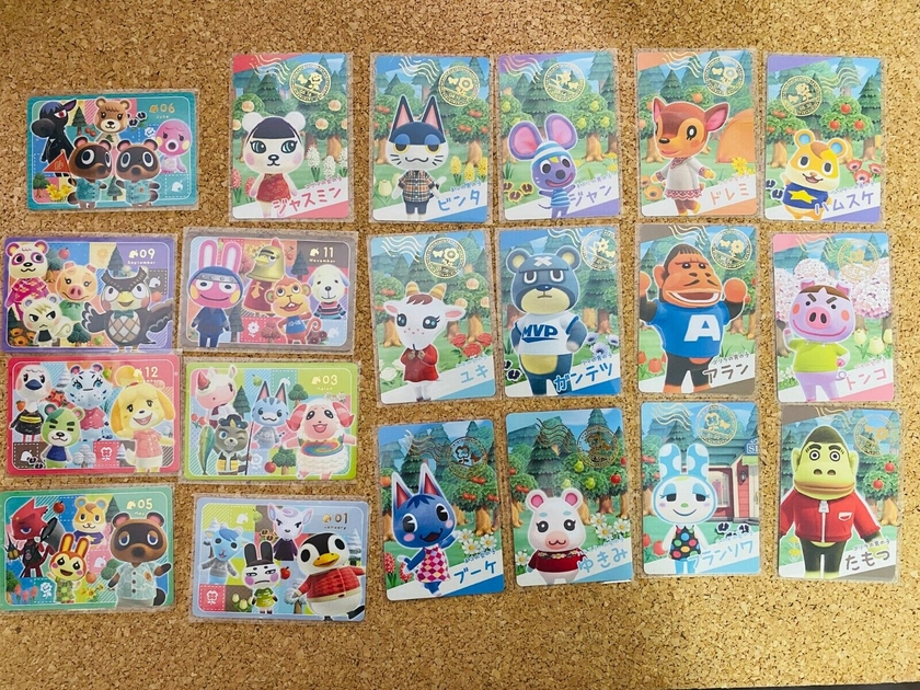 Animal Crossing Card / 20 pcs set Nintendo BANDAI Collection Japan Cards C-1