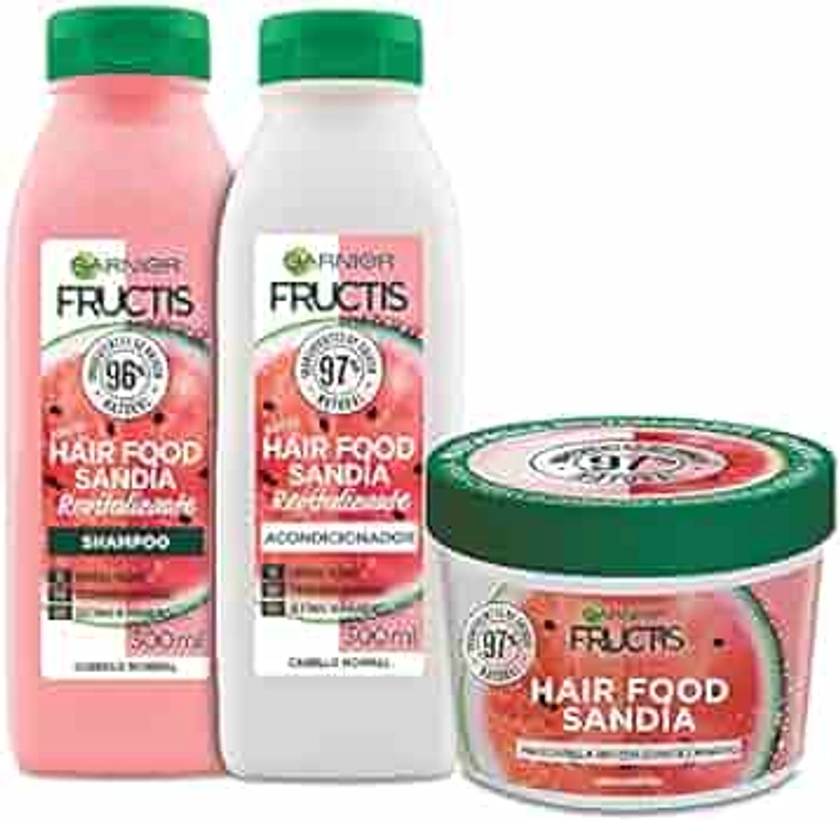 Garnier Fructis Hair Food Sandía Rutina Completa