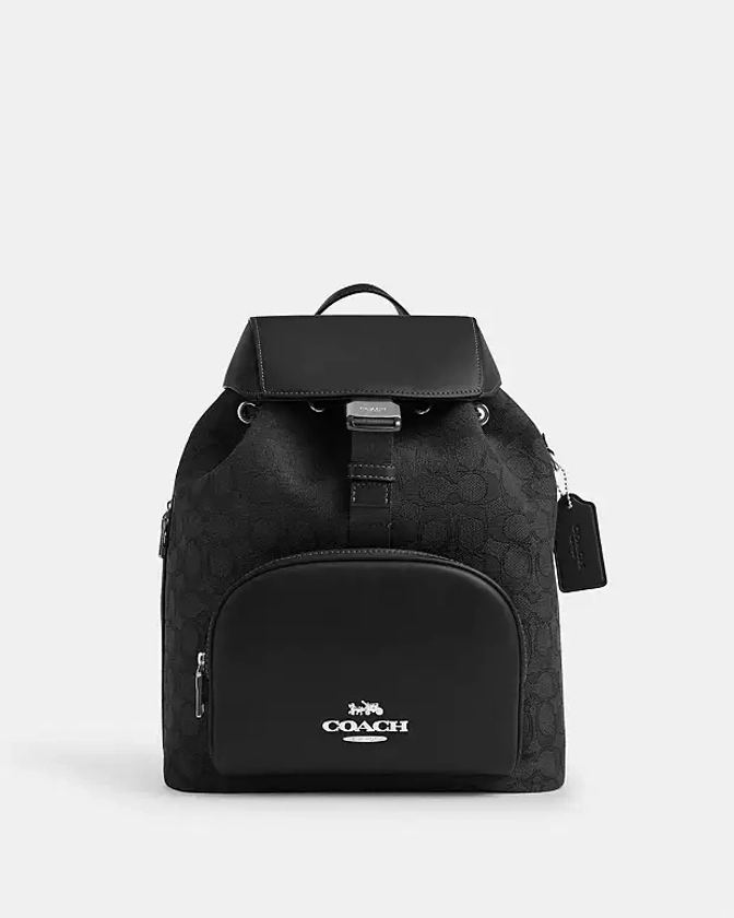 COACH® GB | Pace Large Backpack In Signature Jacquard