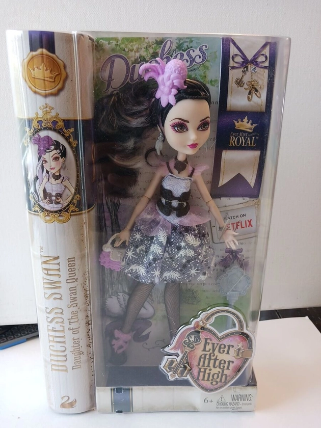 Ever After High First Chapter Duchess Swan Doll 2014 Mattel new in box