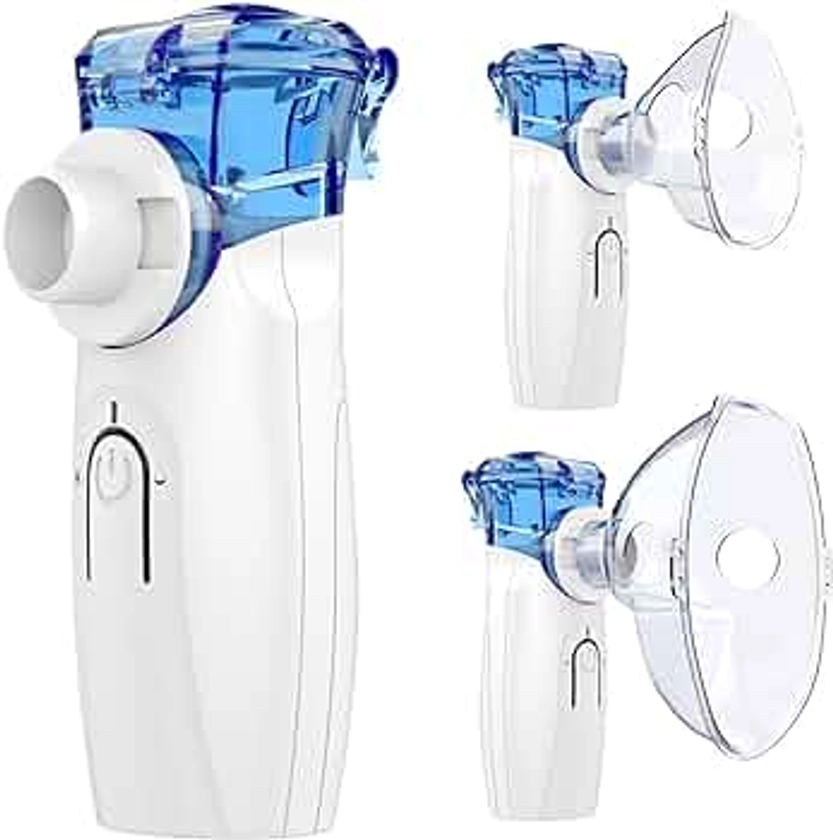 Portable Nebulizer - Nebulizer Machine for Adults and Kids Travel and Household Use, Handheld Mesh Nebulizer for Breathing Problems APOWUS.