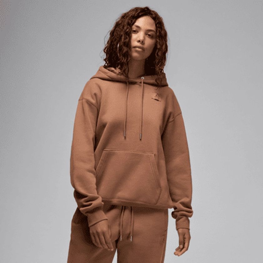 Jordan Flight Fleece Women's Satin-Lined Pullover Hoodie