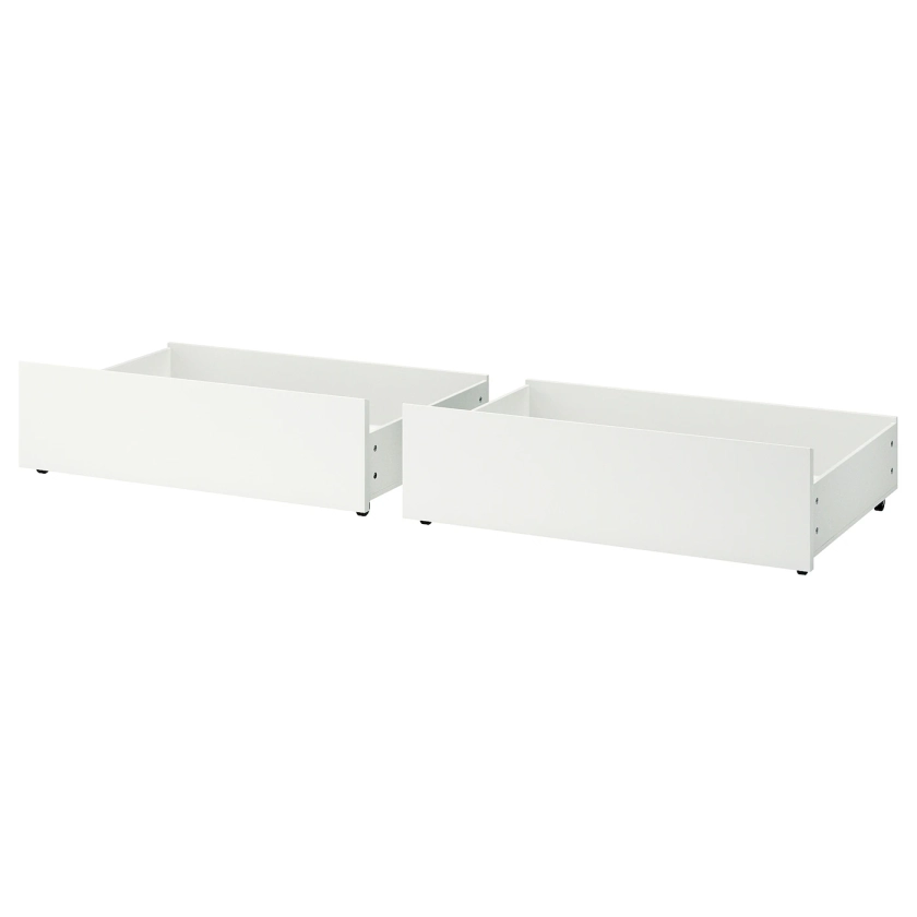 MALM Bed storage box for high bed frame, white, Queen/King - IKEA