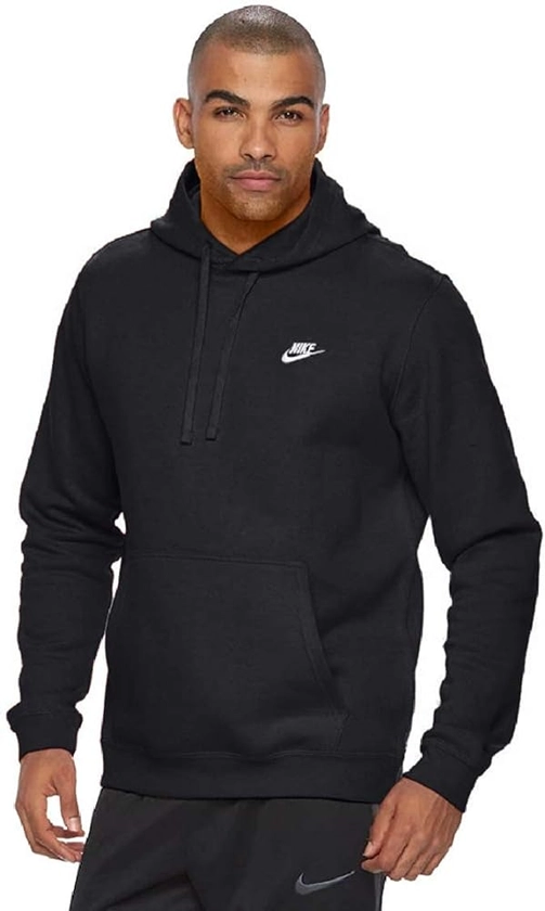 Nike 826433-010 Men Black Pull-Over Hoodie