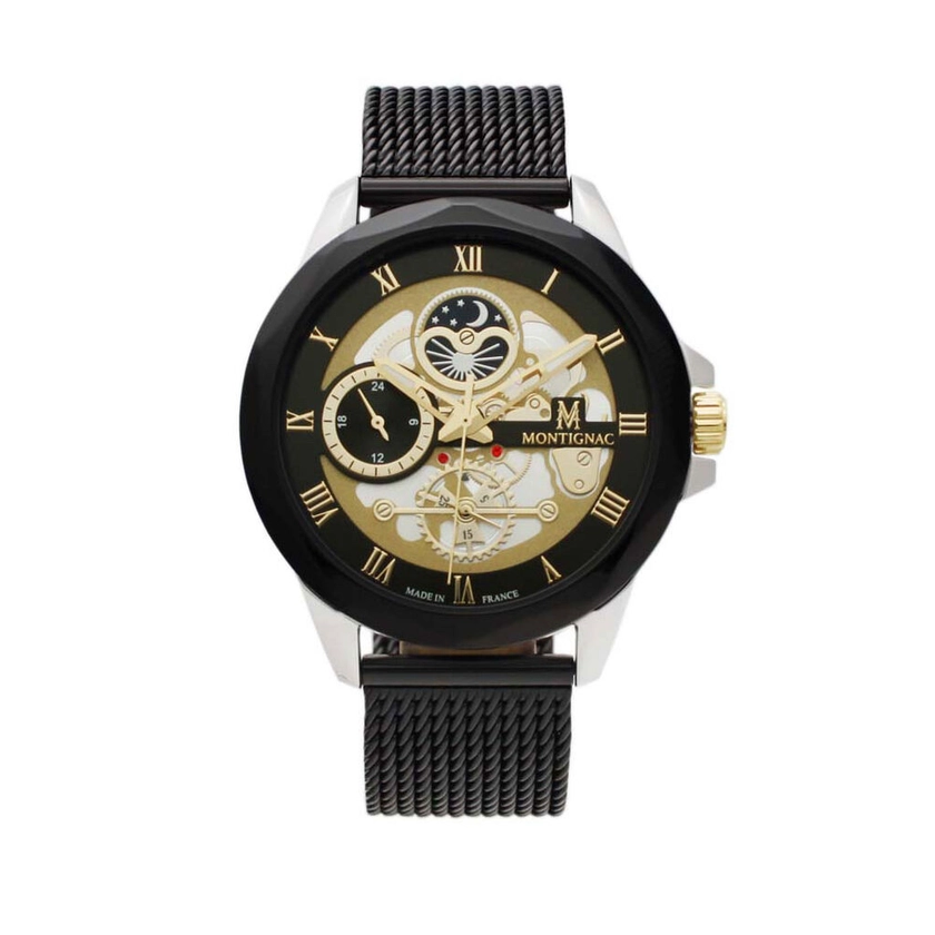 Montre Montignac Round Noir