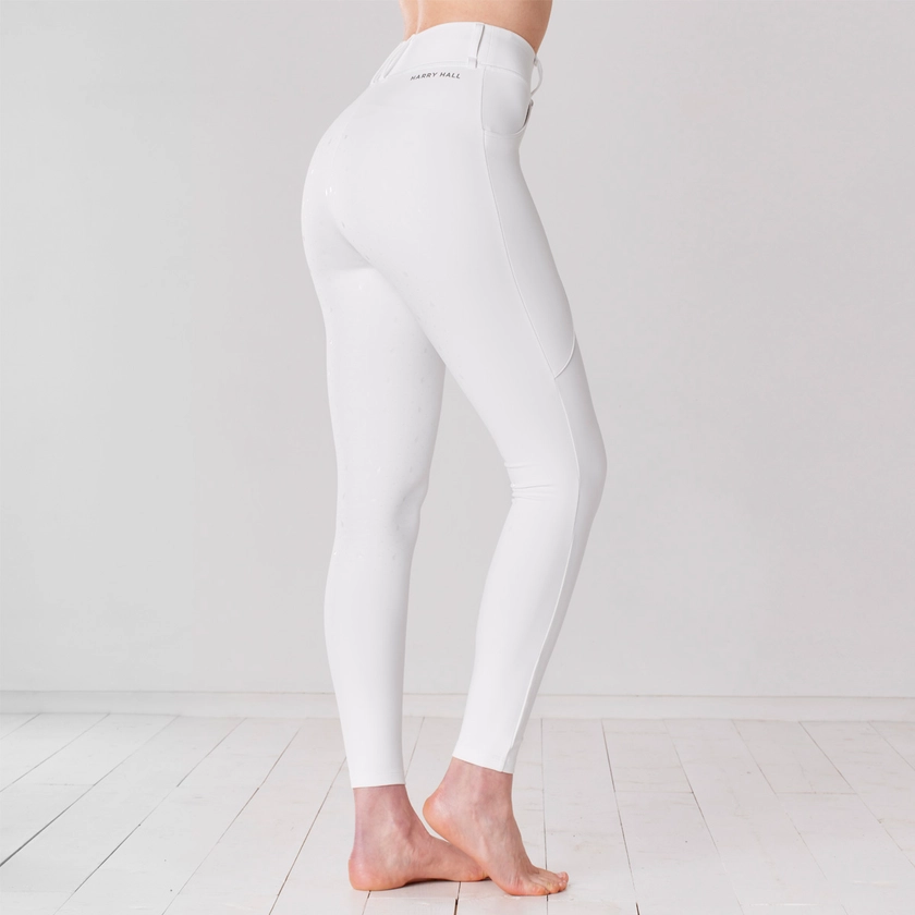 Competition Riding Tights White | Harry Hall