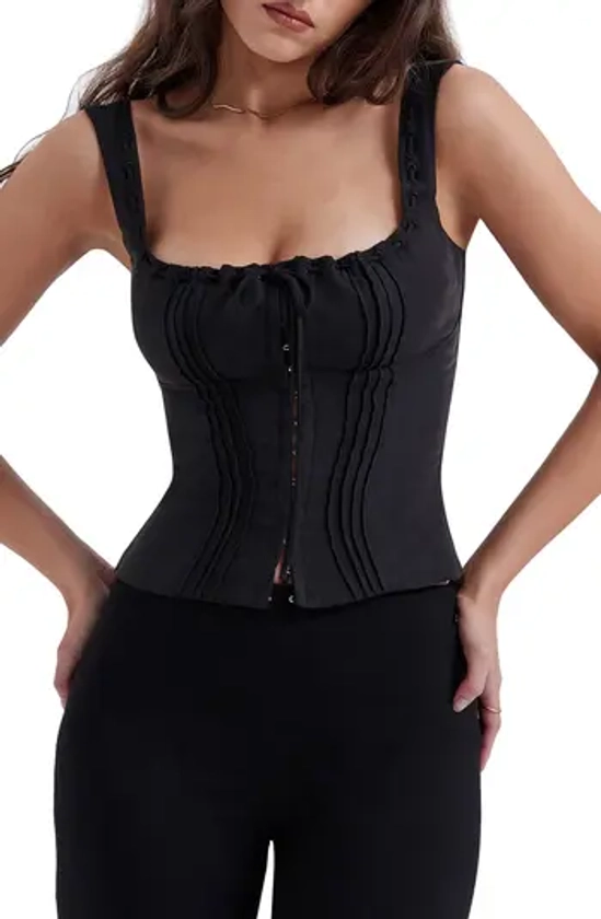 Chicca Square Neck Corset Top