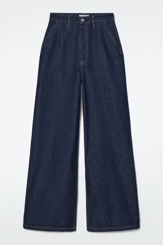 PANTALON EN DENIM BRUT