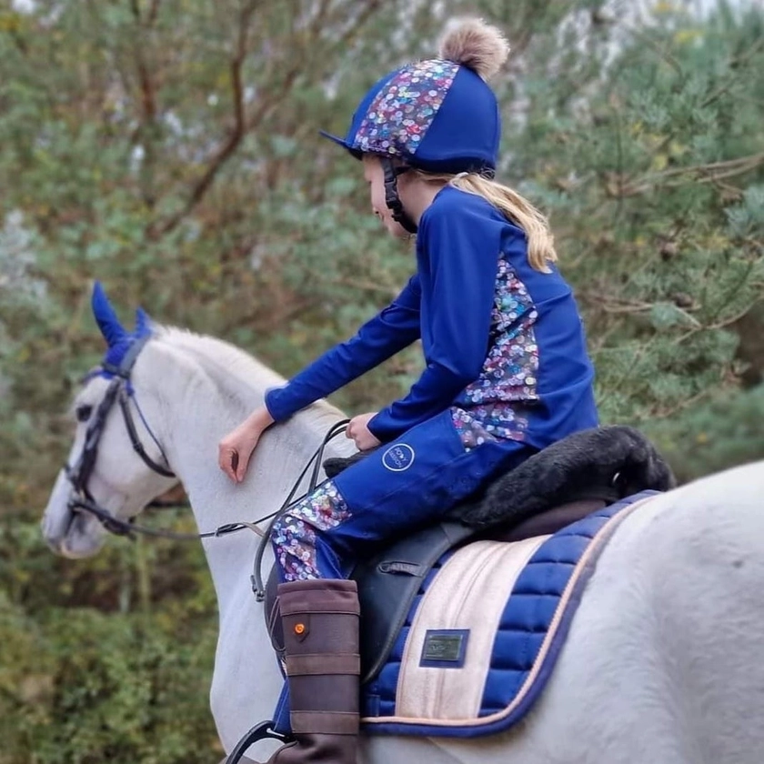 Navy Glitz & Glam Long Sleeve Base Layer - Pony Passion