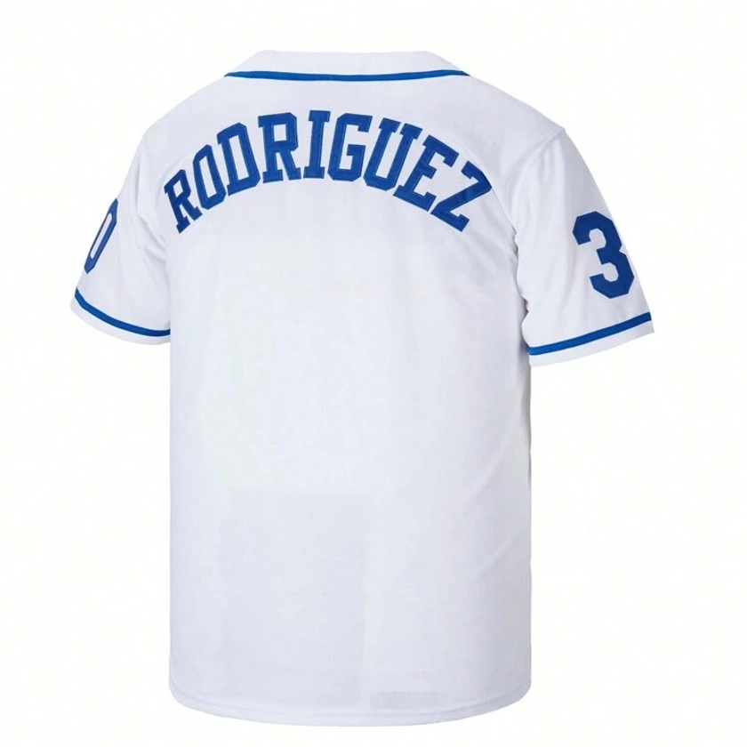 The Sandlot Benny The Jet Rodriguez 30 Movie Baseball Jersey For Men S-XXL White Blue | SHEIN USA