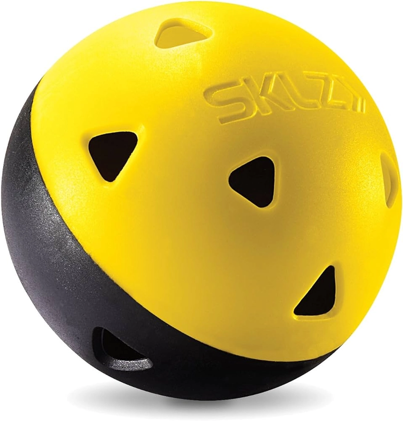 SKLZ Impact Limited Flight Practice Balls - Black/Yellow : Amazon.co.uk: Sports & Outdoors