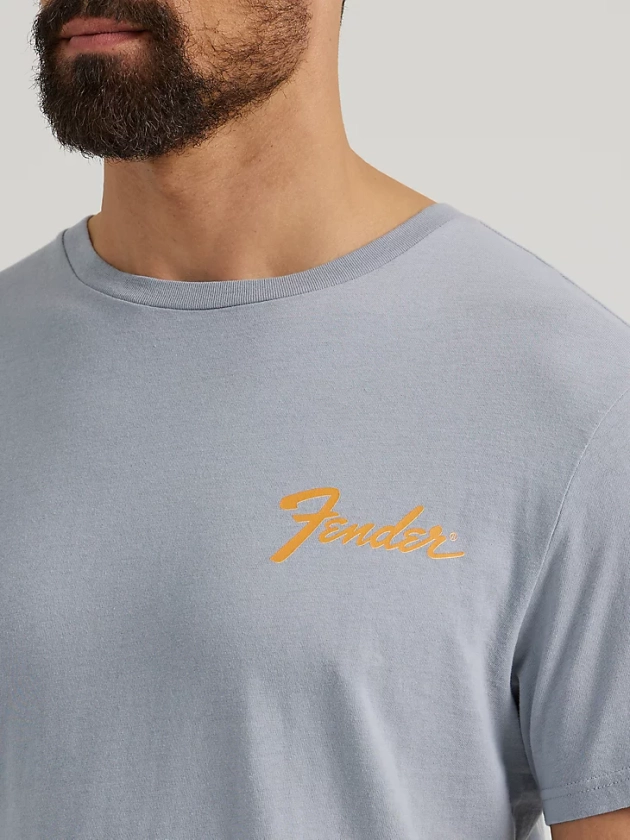 Men's Fender Graphic T-Shirt in Tradewinds