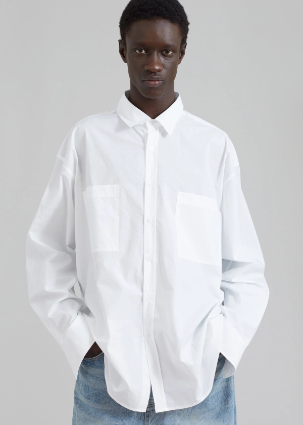 Gus Oversized Shirt - White