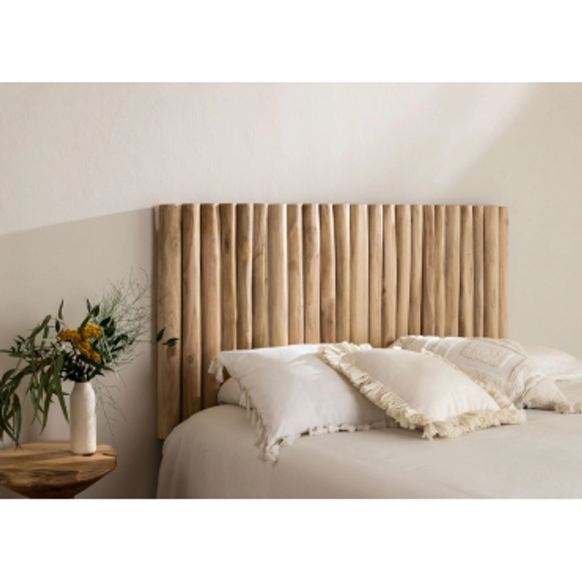 Tête de lit 150cm en bois de teck Narel