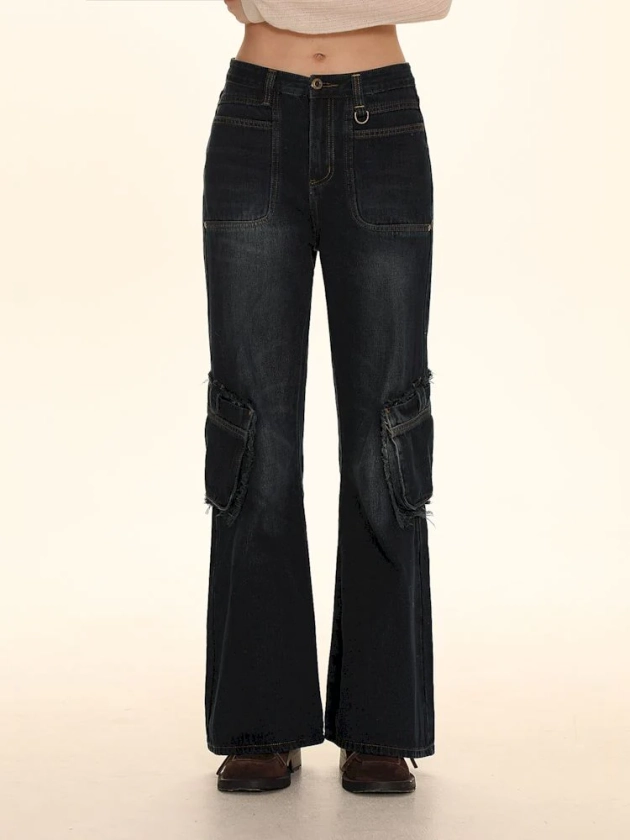 Slightly Flared Workwear Jeans [s0000006003]