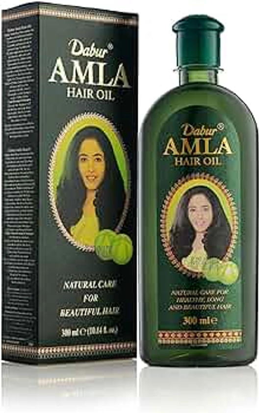 Dabur Amla Hair Oil - 300ml | For Strong, Long & Thick hair | Nourishes Scalp | Controls Hair Fall, Strengthens Hair & Promotes Hair Growth