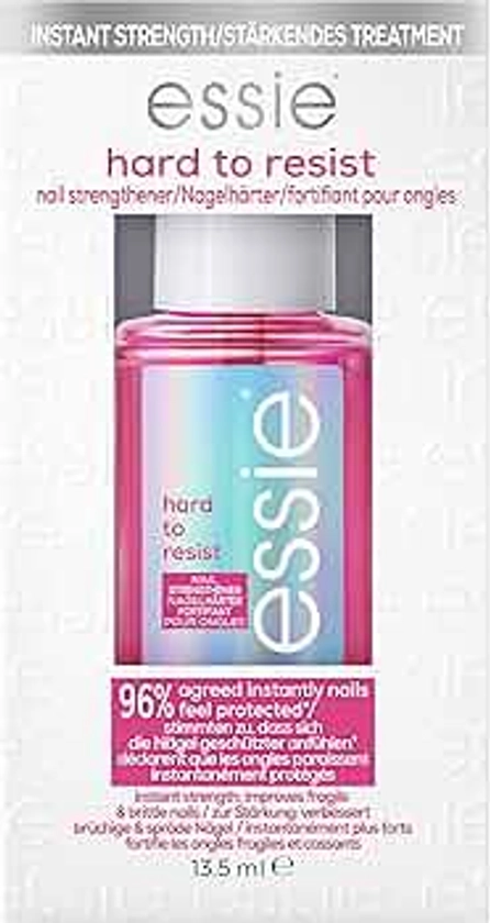 essie - Soin Fortifiant Instantané - Vernis à Ongles Protecteur - Teinte Transparante et Brillante - Formule Vegan - Hard to Resist - 13,5 ml