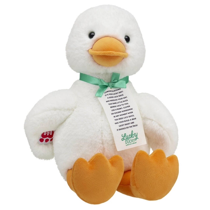 Lucky Ducky Stuffed Animal by Build-A-Bear