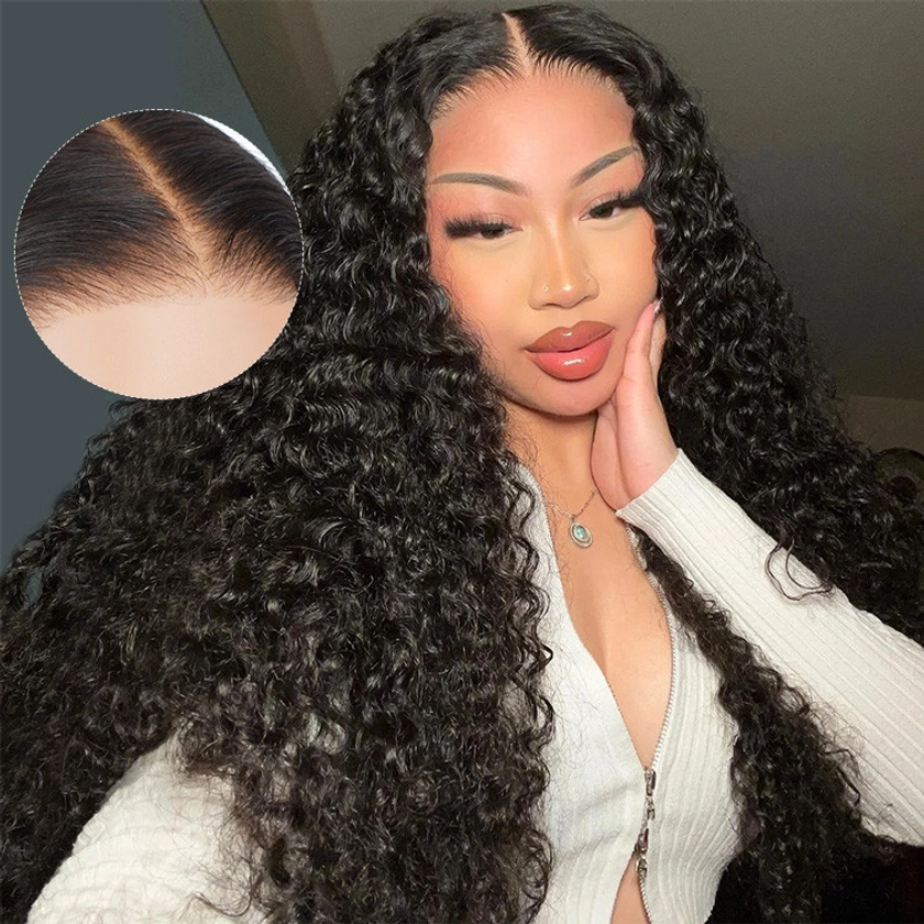 Ready And Go Wig-Glueless Full Deep Wave Upgraded Easy Wear HD Closure/Frontal Wigs For Beginners