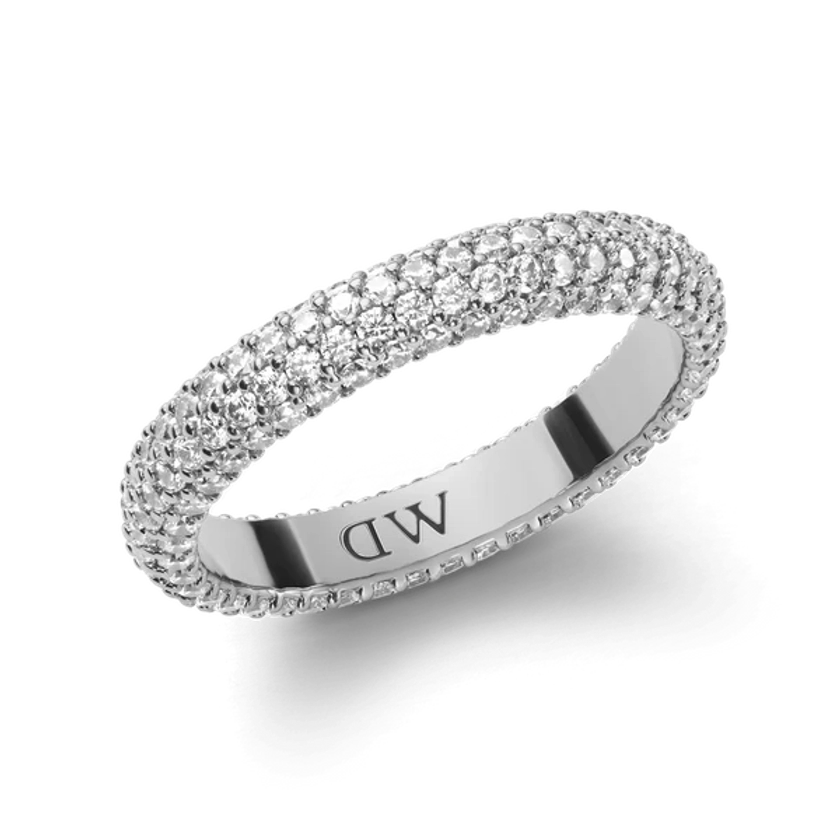 Pavé Crystal Ring Silver Silver / 48