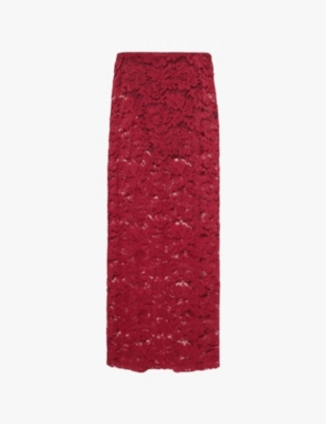 4TH & RECKLESS - Emelda unlined stretch-lace maxi skirt | Selfridges.com