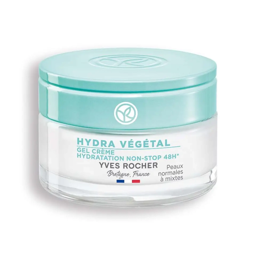 Pot de gel hydratant visage hydrant - Hydratation Non-Stop 48h • Yves Rocher