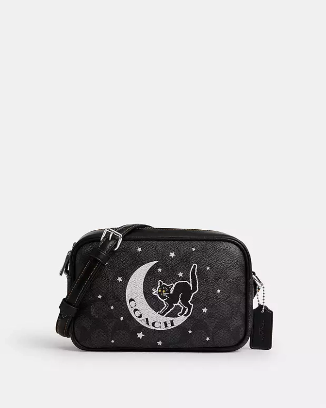 COACH® Outlet | Mini Jamie Camera Bag In Signature Canvas With Halloween Graphic