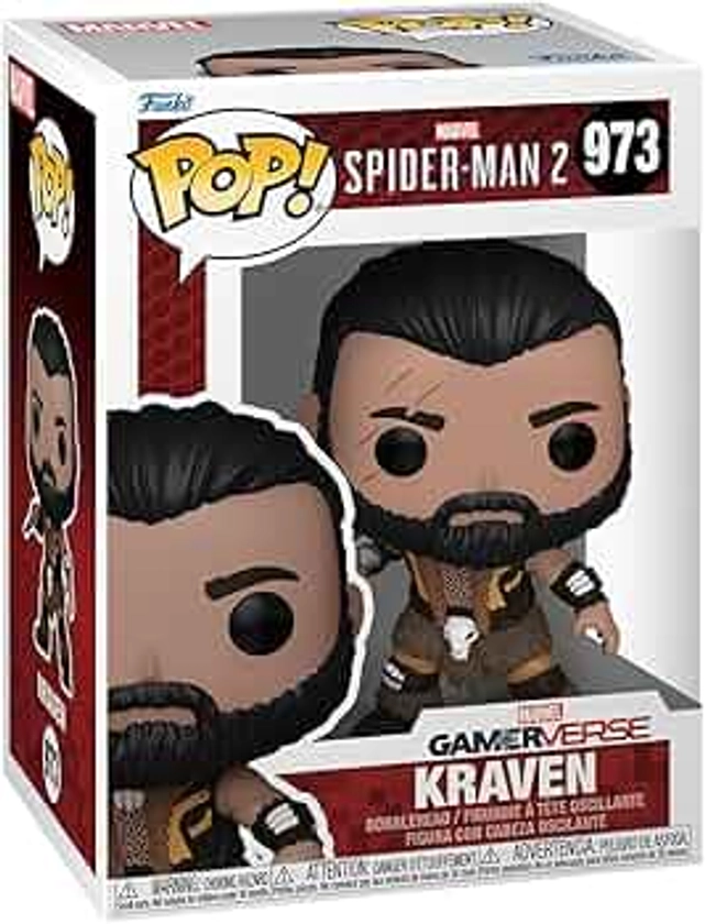 Funko Pop! Games: Spider-Man 2- Kraven - Spider-Man 2 Video Game - Figurine en Vinyle à Collectionner - Idée de Cadeau - Produits Officiels - Jouets pour Les Enfants et Adultes - Video Games Fans