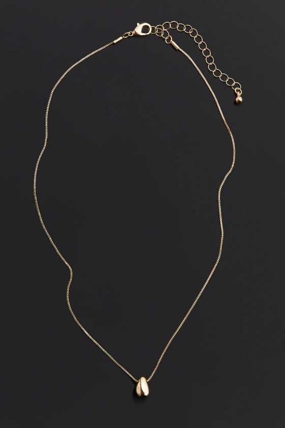 Pendant necklace - Gold-coloured - Ladies | H&M GB