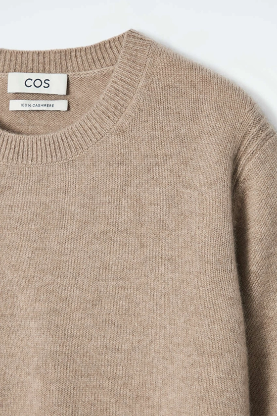 PULL EN PUR CACHEMIRE - Beige - Knitwear - COS