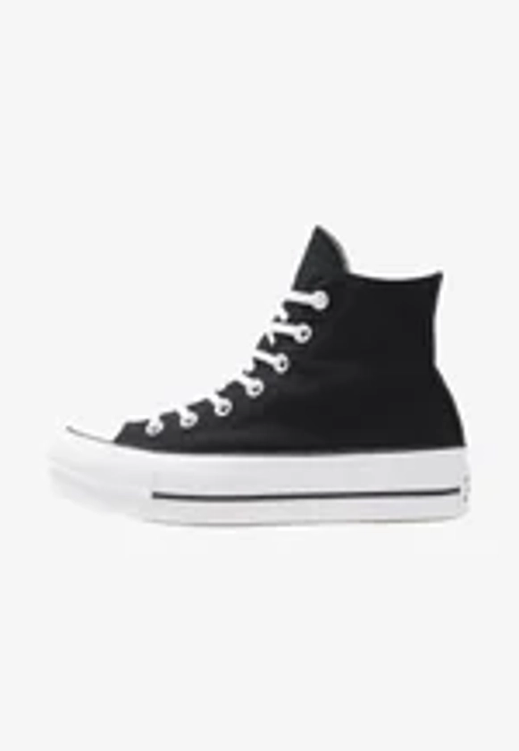 Converse CHUCK TAYLOR ALL STAR LIFT - Sneakers hoog - black/white/zwart - Zalando.nl