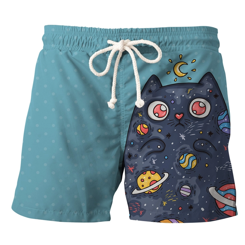 Space Cat Shorts by Aloha From Deer