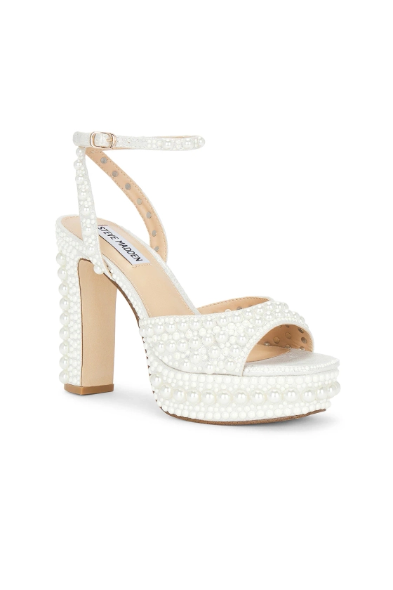 Steve Madden Assured Heel in Pearl | REVOLVE