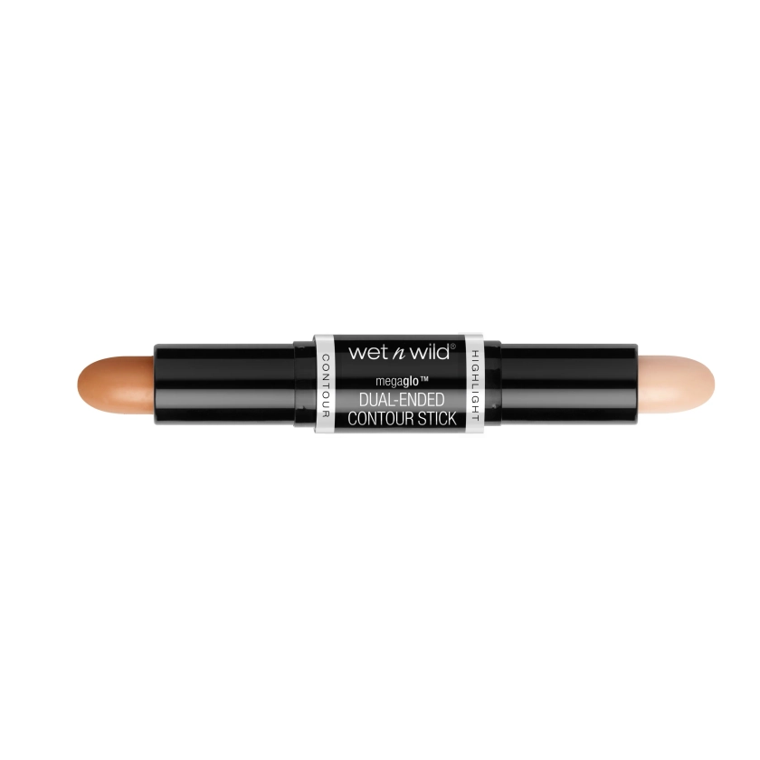 wet n wild MegaGlo Dual-Ended Contour Stick, Light Medium, Cruelty-Free