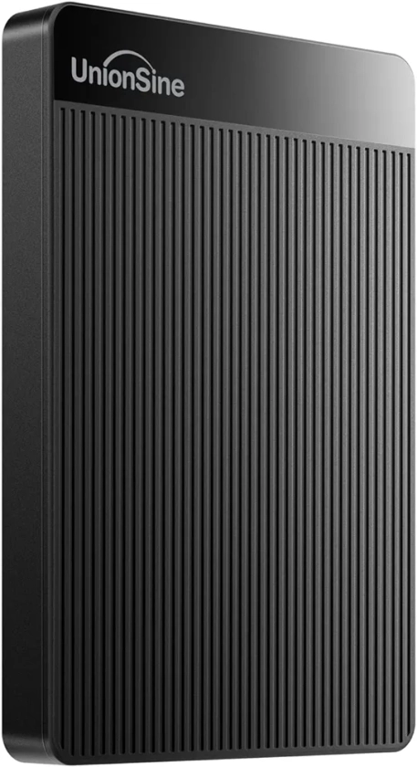 UnionSine Disque Dur Externe Portable 500Go Ultra-Mince 2.5" USB 3.0, SATA, Stockage HDD pour PC, Mac, Ordinateur de Bureau, Ordinateur Portable, Wii U, Xbox, PS4 (Noir) HD2510