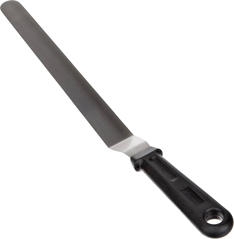 Lacor 60469 Spatule Longue Coudée Manche Solide 30 cm, Noir