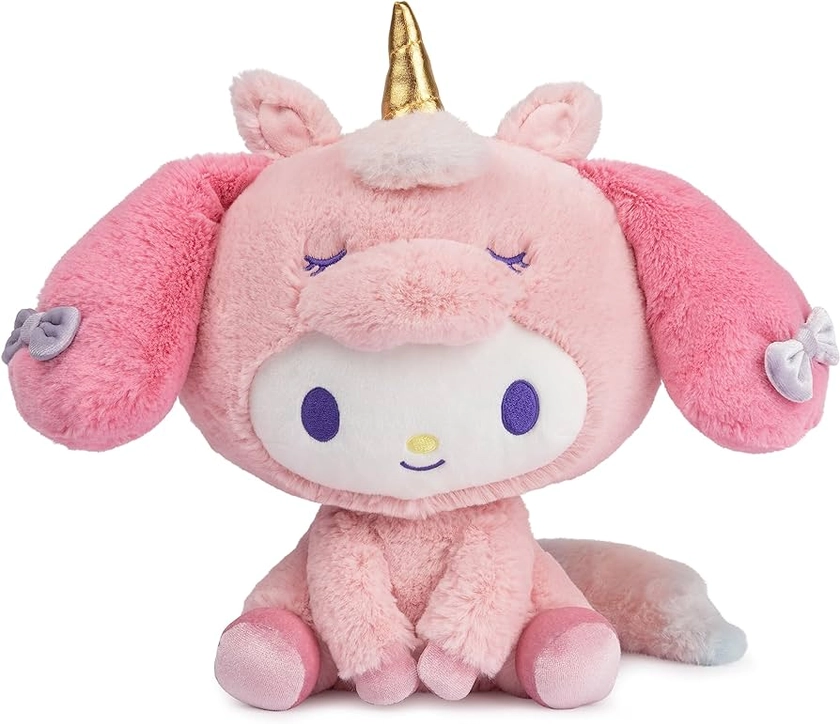 Amazon.com: GUND Sanrio My Melody Unicorn Plush Toy, Premium Stuffed Animal for Ages 1 and Up, Pink, 9.5” : Toys & Games