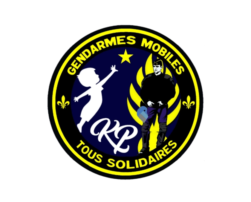 Rondache Gendarmes Mobiles: Tous Solidaires - Les képis Pescalunes - La boutique
