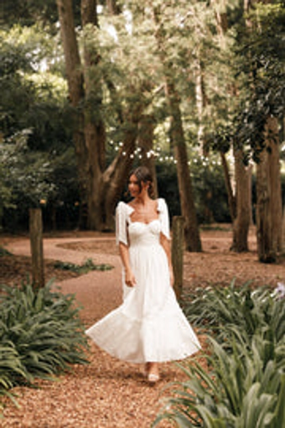 Fiora Maxi Dress - White